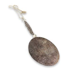 Handmade Bold Silver Statement Necklace